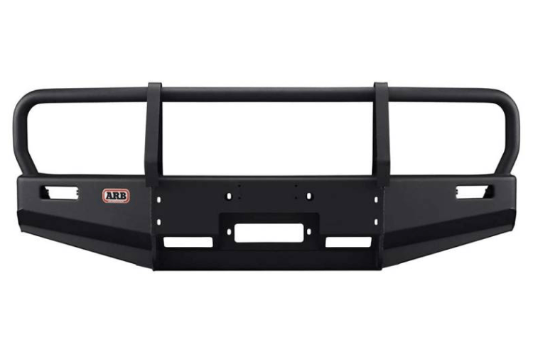 ARB 3423040B Toyota Tacoma 1995-2004 Deluxe Front Bumper Winch Ready with Grille Guard Integrit Textured Black Powder Coat Finish