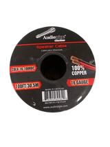 Audiopipe CBLV-16-100RBC 100% Copper 16 Gauge Speaker Wire 100FT Audiopipe