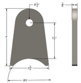 3/8" Thick 3" Inch Axle Link Tab