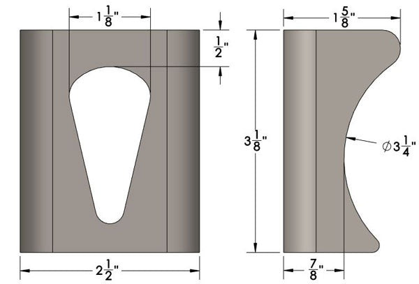 Low Profile Weld-On Axle Tie Down Bracket
