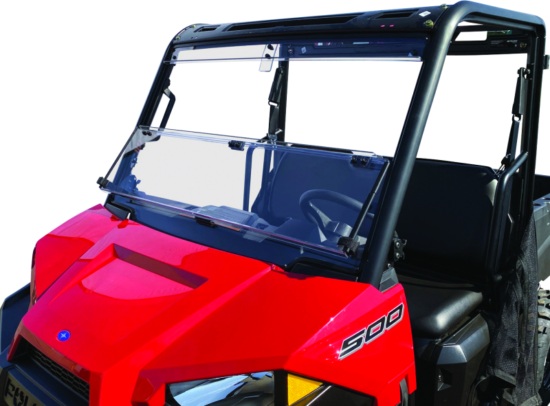 QuadBoss 17-21 Polaris Ranger 500 Windbreak Folding Windshield