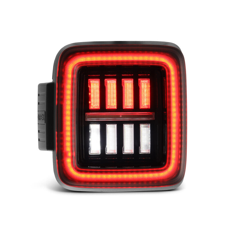 AlphaRex NOVA-Series Prismatic LED Tail Lights Black | '18-Current JL Wrangler / '20-Current JT Gladiator