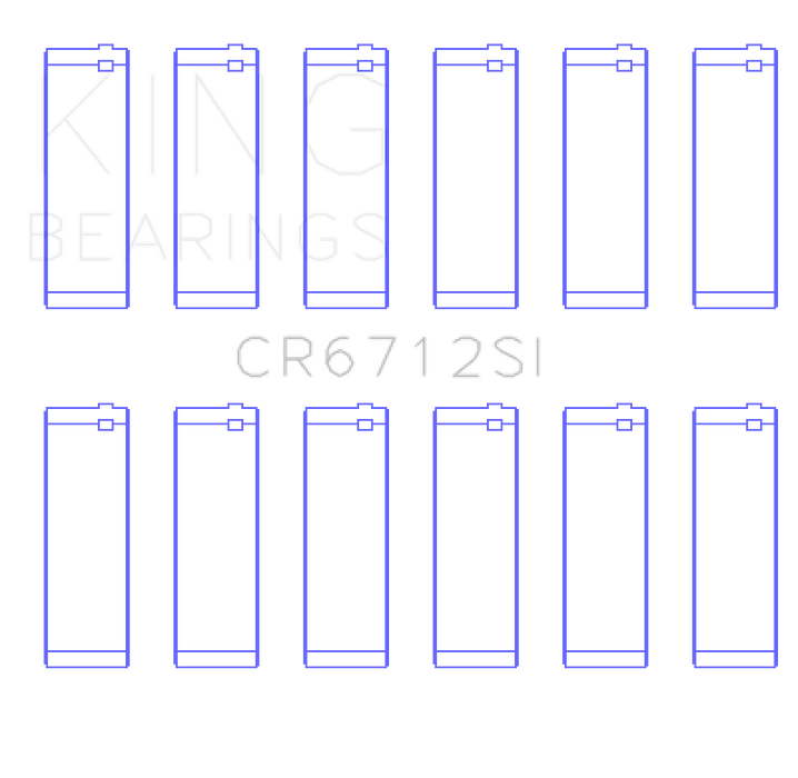 King Engine Bearings Ford V6 Triton/Ohv (Size +0.25mm) Connecting Rod Bearing Set