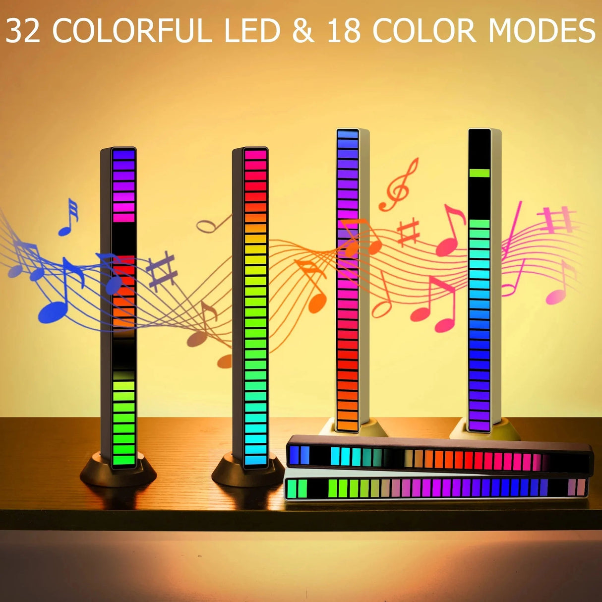 Rechargeable Music Level Light, LED Music Level Light TekShack