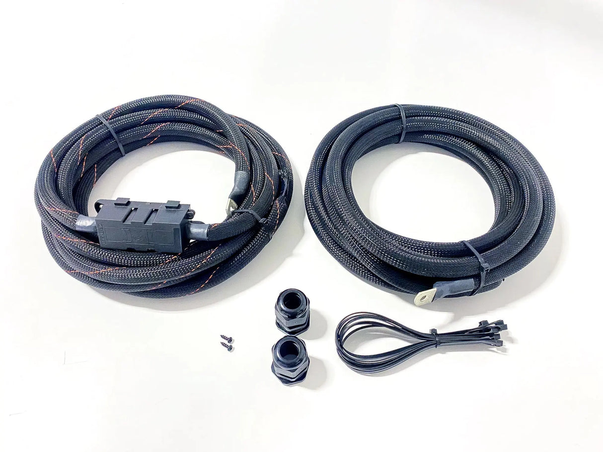 Full Length Power and Ground Power Cable Kit (Designed for 2015+ Vehicles) Ten87 Design