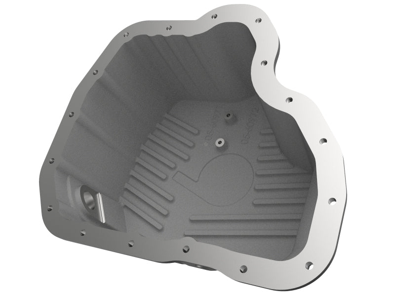 aFe POWER GM Diesel Trucks 01-10 V8-6.6L (td) Pro Series Engine Oil Pan Black w/ Machined Fins