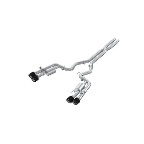 MBRP 2024 Ford Mustang Dark Horse 3in Dual Split Rear Exit Exhaust w/ Quad CF Tips - T304 MBRP