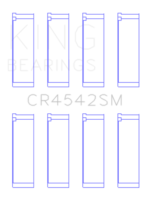 King Engine Bearings Honda K-Series (Except A3)/16V 2.0L/2.3L/2.4L (Size +0.50mm) Conrod Bearing Set