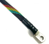 Ezgo battery Cables 1 GAUGE AWG golf cart TXT 36V BRAIDED 5pc Set COLOR CHOICES AC DC WIRE AND SUPPLY