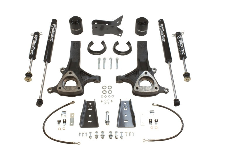 MaxTrac 09-18 RAM 1500 2WD 6.5in/4in Spindle & Spacer Value Lift Kit w/MaxTrac Shocks