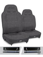 PRP 97-02 Jeep Wrangler TJ Premier High Back Suspension Seats Kit (Pair) - Black PRP Seats