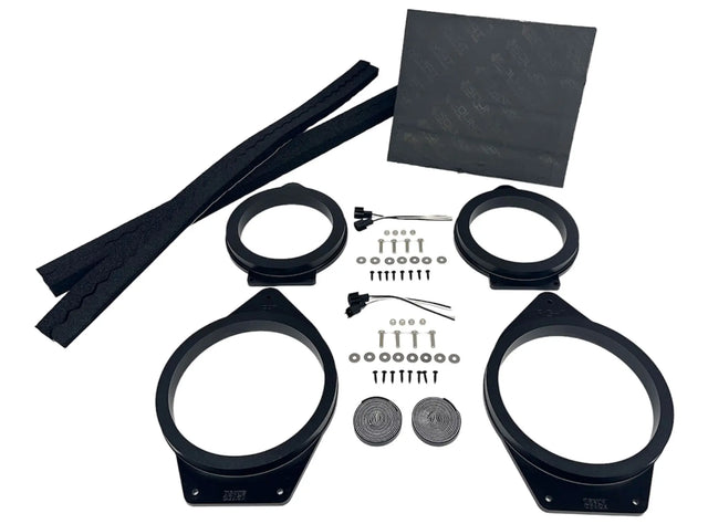 2019-2026 Silverado & Sierra Speaker Adapters | 1-inch CNC-Machined HDPE Ten87 Design