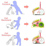 Baby Sit-to-Stand Learning Walker in Pink - Encourages Early Development