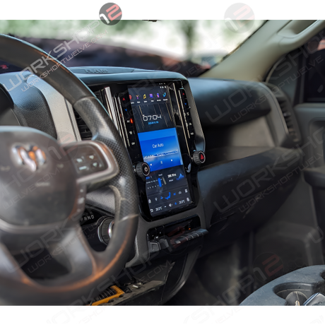 Dodge RAM 2014-2023 Workshop 12 Tesla-Style Screen