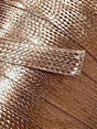 500 FEET 5/8" BRAIDED GROUND STRAP GROUNDING BARE PURE COPPER FLAT BRAID USA ACDC