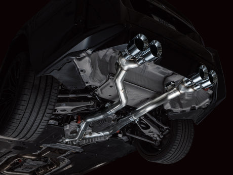 AWE Tuning 23-24 BMW G87 M2 Track Edition Exhaust - Chrome Silver Tips