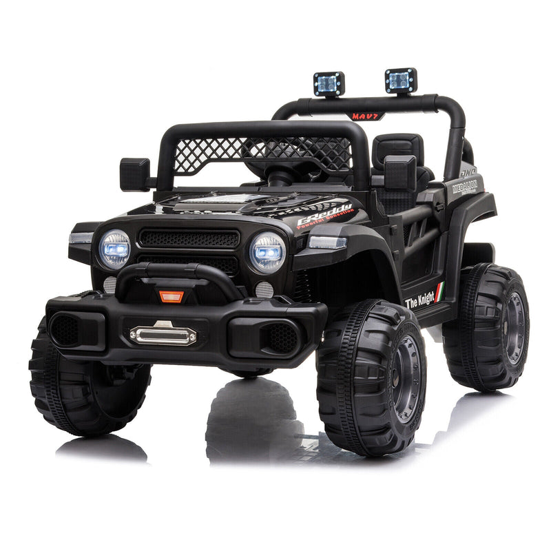 BBH-016 Dual Drive 12V 4.5A.h 2.4G Remote Control Off-Road Vehicle in Black