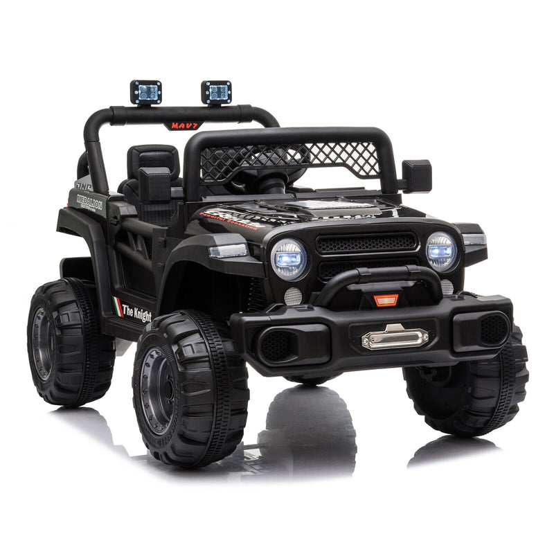 BBH-016 Dual Drive 12V 4.5A.h 2.4G Remote Control Off-Road Vehicle in Black