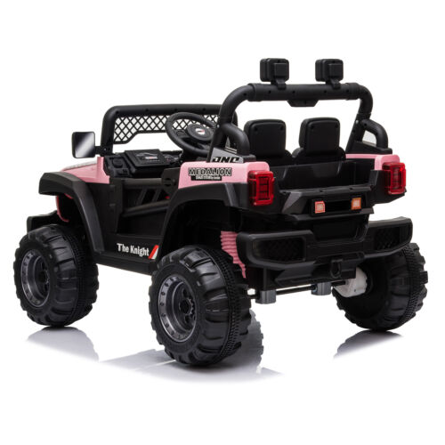 BBH-016 Dual Drive 12V 4.5A.h 2.4G Remote Control Off-road Vehicle in Pink