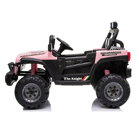 BBH-016 Dual Drive 12V 4.5A.h 2.4G Remote Control Pink Off-Road Vehicle