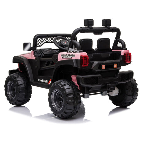 BBH-016 Dual Drive 12V 4.5A.h 2.4G Remote Control Pink Off-Road Vehicle