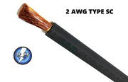 2/0 SC CABLE 4 WIRE 300 AMP 480v W/ FEMALE HUBBELL SERIES 16 CAM LOCK 25' TAILS ACDCWIREANDSUPPLY