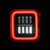 AlphaRex NOVA-Series Prismatic LED Tail Lights Black | '18-Current JL Wrangler / '20-Current JT Gladiator