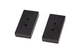 Rear Lift Blocks - Dual Pin - Steel | 1 Inch Lift | 3in Wide | Universal Fitment BDS Suspension
