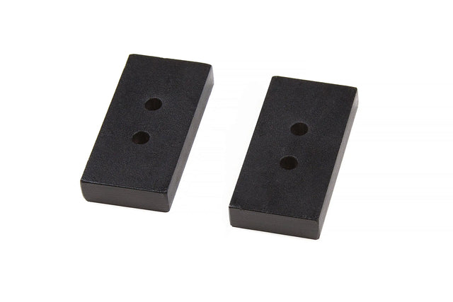 Rear Lift Blocks - Dual Pin - Steel | 1 Inch Lift | 3in Wide | Universal Fitment BDS Suspension