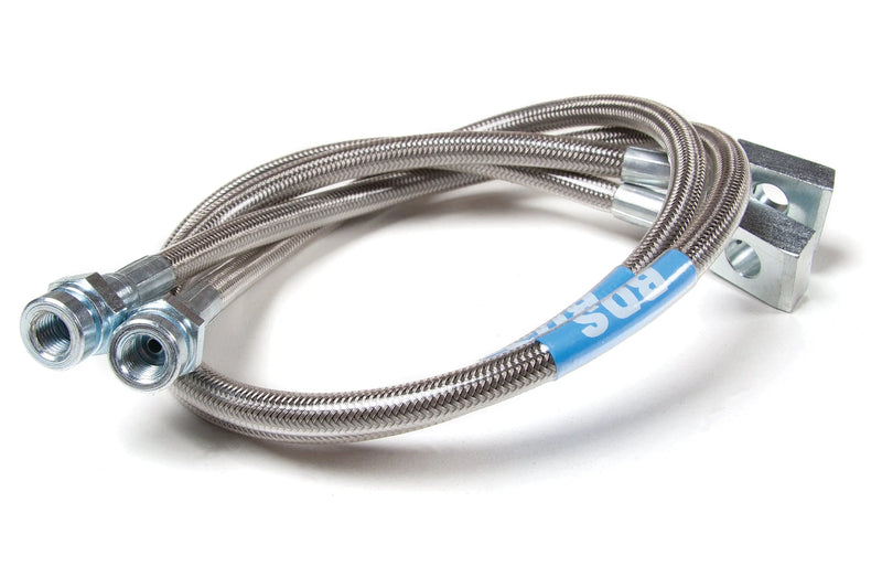 Front Brake Line Set | Stainless Steel | Fits 3-6.5 Inch Lift | Jeep Wrangler YJ (87-95), TJ (97-06), and Cherokee XJ (84-01) BDS Suspension