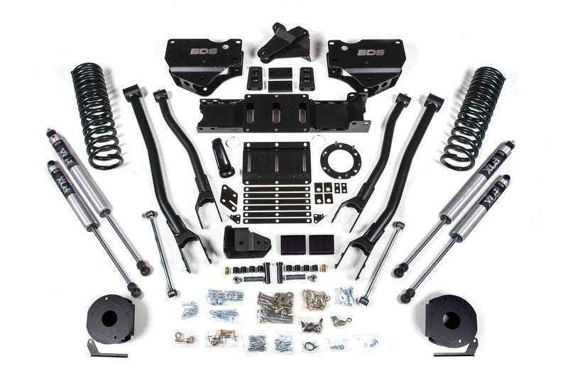4 Inch Lift Kit w/ 4-Link | Ram 2500 w/ Rear Air Ride (19-24) 4WD | Diesel BDS Suspension
