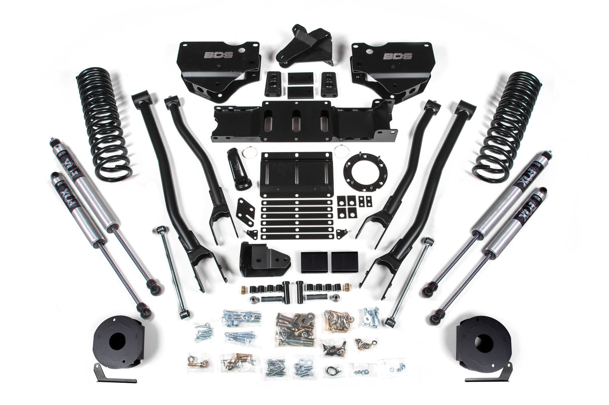 4 Inch Lift Kit w/ 4-Link | Ram 2500 w/ Rear Air Ride (19-24) 4WD | Gas BDS Suspension