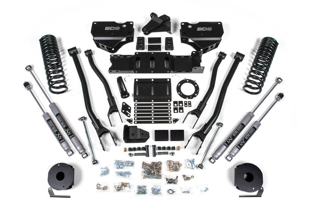 4 Inch Lift Kit w/ 4-Link | Ram 2500 w/ Rear Air Ride (19-24) 4WD | Diesel BDS Suspension