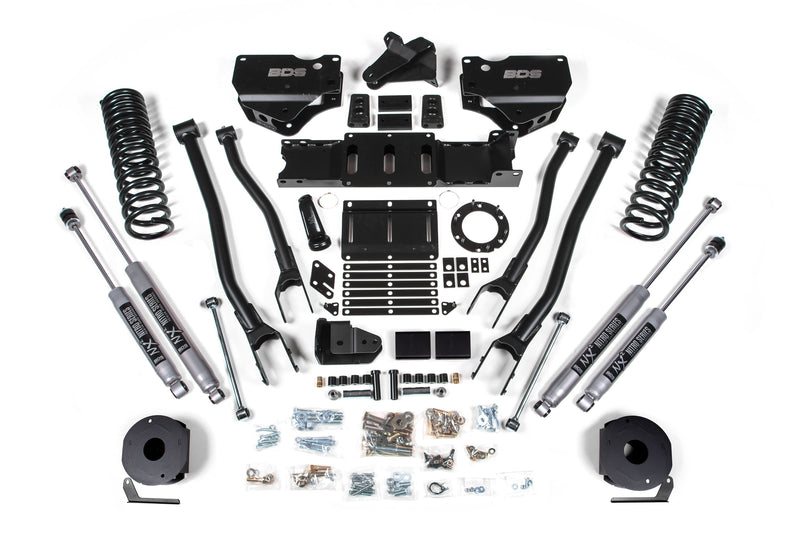 4 Inch Lift Kit w/ 4-Link | Ram 2500 w/ Rear Air Ride (19-24) 4WD | Diesel BDS Suspension
