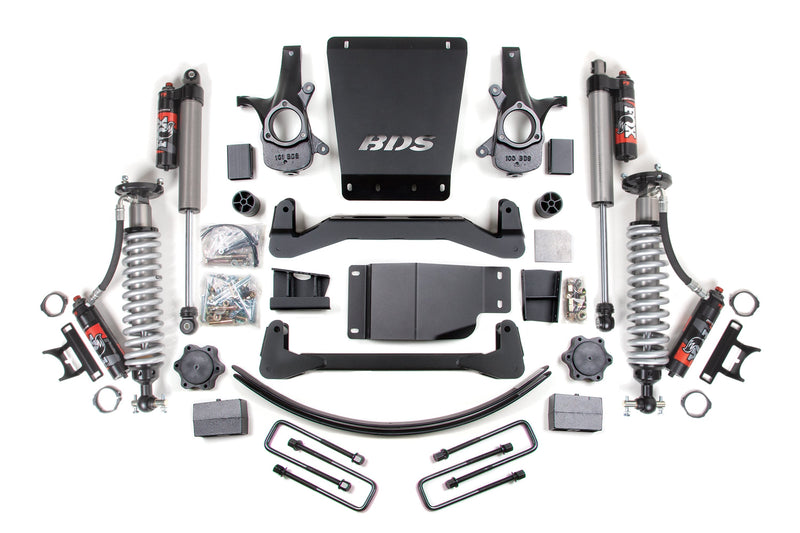 6 Inch Lift Kit | FOX Performance Elite Coilover | Chevy Silverado or GMC Sierra 1500 (07-13) 4WD BDS Suspension