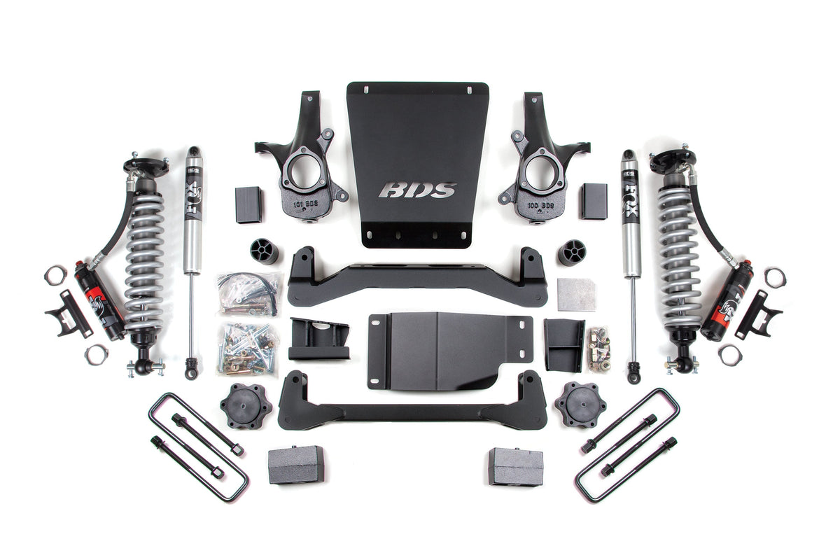 4 Inch Lift Kit | FOX Performance Elite Coilover | Chevy Silverado or GMC Sierra 1500 (07-13) 4WD