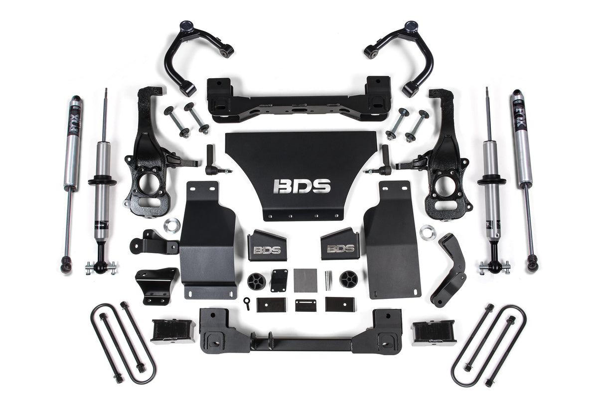 4 Inch Lift Kit | Chevy Silverado or GMC Sierra 1500 (25-26) 4WD | Gas BDS Suspension