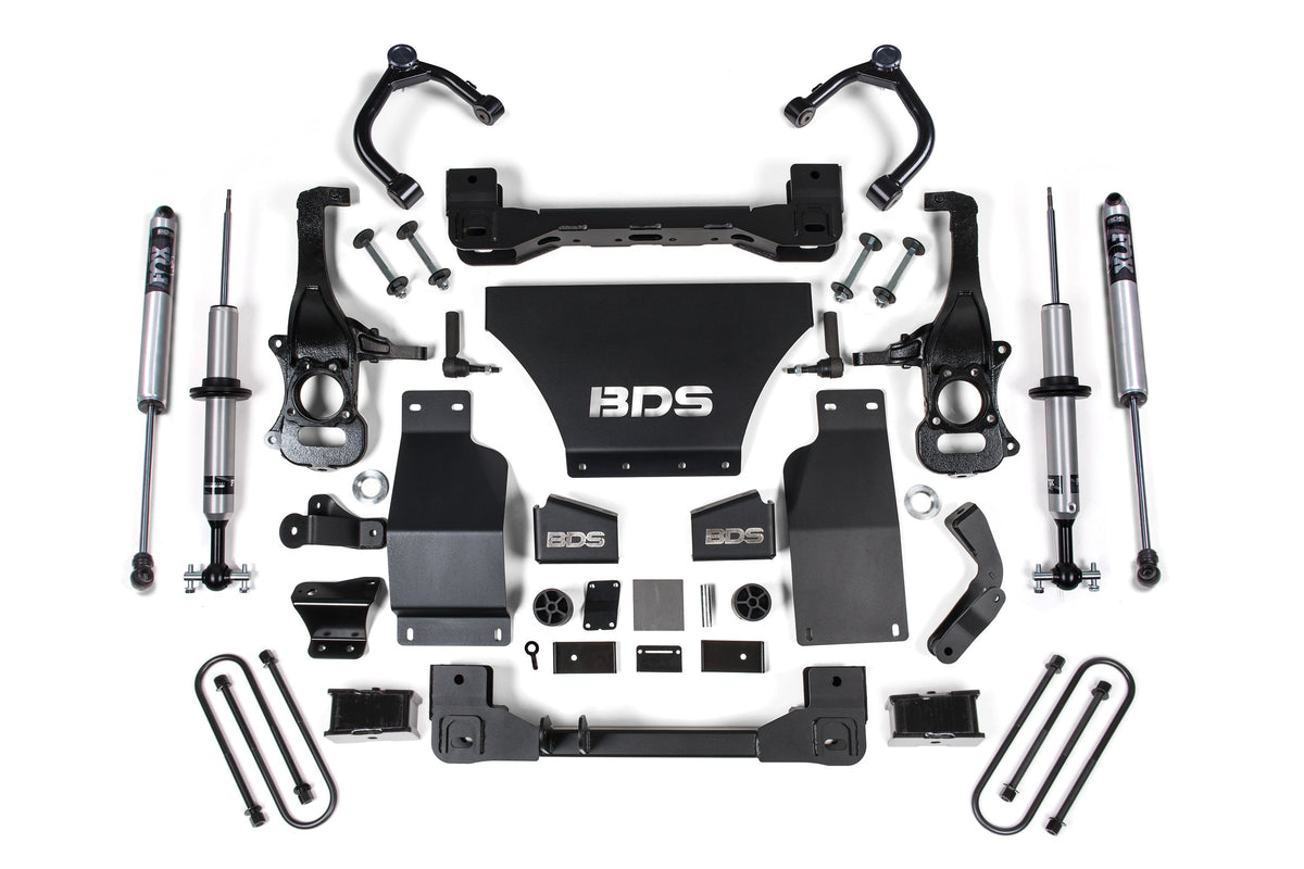 4 Inch Lift Kit | Chevy Silverado or GMC Sierra 1500 (25-26) 4WD | Gas