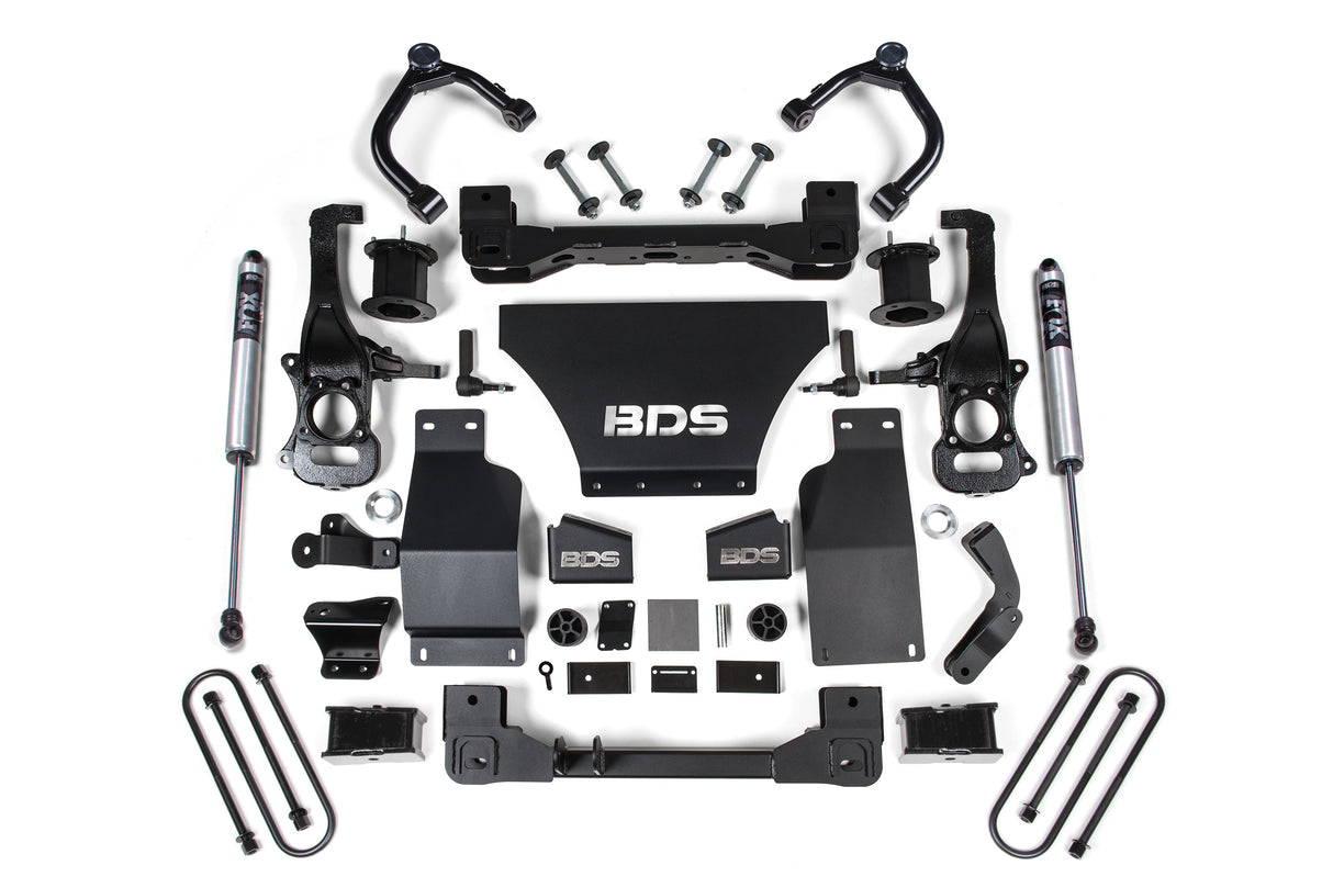 4 Inch Lift Kit | Chevy Silverado or GMC Sierra 1500 (25-26) 4WD | Gas BDS Suspension