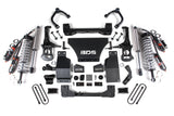 4 Inch Lift Kit | FOX 2.5 Performance Elite Coil-Over | Chevy Silverado or GMC Sierra 1500 (25-26) 4WD | Gas BDS Suspension