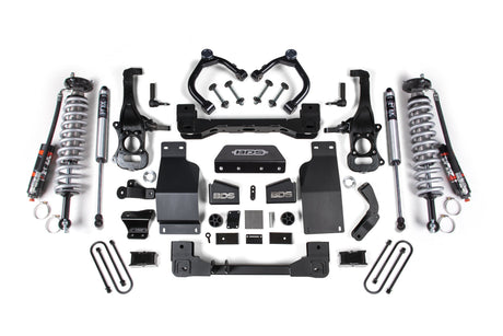 4 Inch Lift Kit | FOX 2.5 Performance Elite Coil-Over | Chevy Silverado or GMC Sierra 1500 (25-26) 4WD | Diesel BDS Suspension
