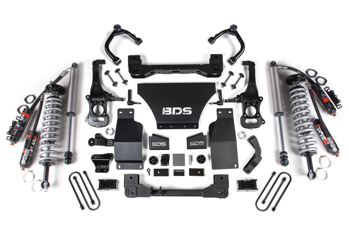 2.5 Inch Lift Kit | FOX 2.5 Performance Elite Coil-Over | Chevy Trail Boss or GMC AT4 1500 (25-26) 4WD | Diesel BDS Suspension