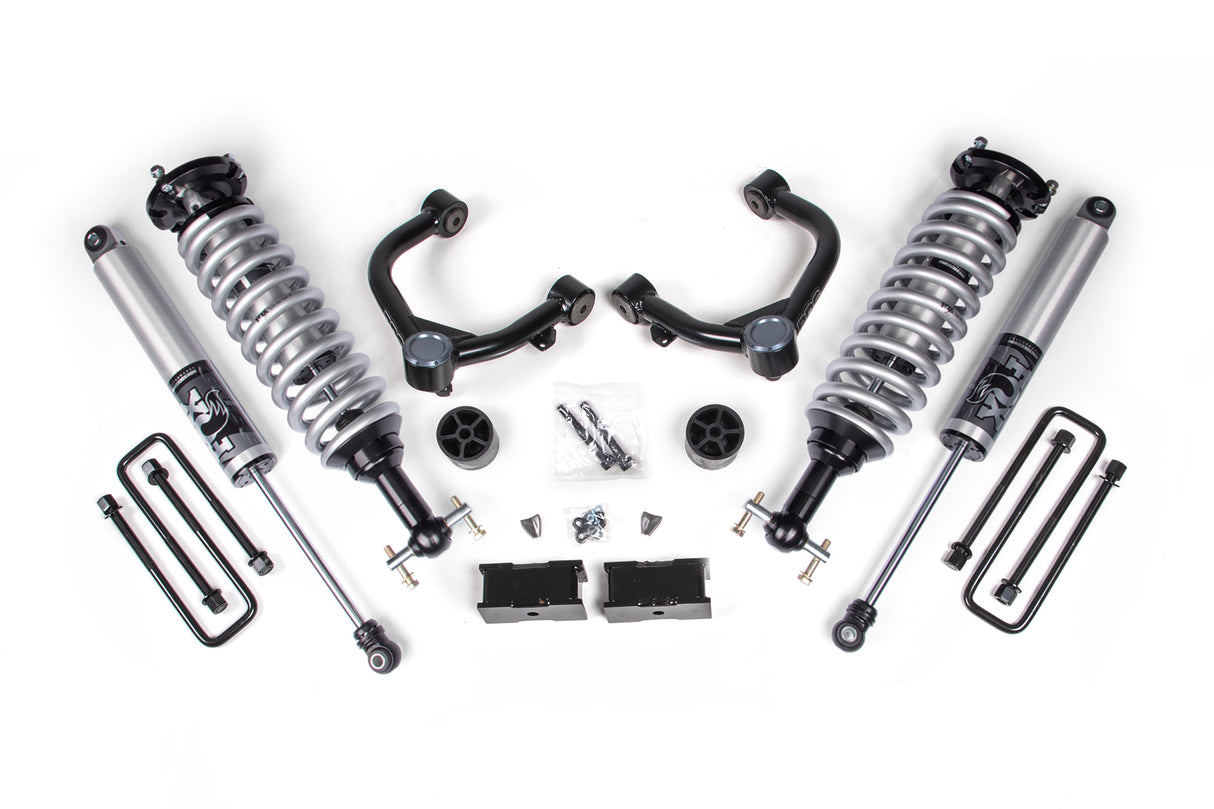 1.5 Inch Lift Kit | FOX CoilOver | Chevy Trail Boss or GMC AT4 1500 (25-26) 4WD BDS Suspension