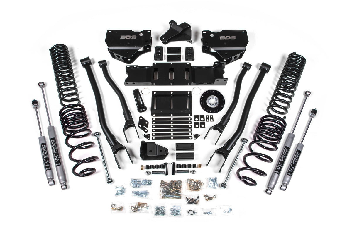 4 Inch Lift Kit w/ 4-Link | Extended Travel | Ram 2500 (25-26) 4WD | Diesel BDS Suspension