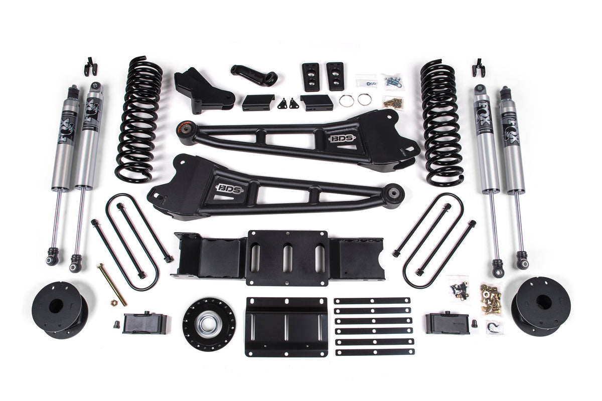 4 Inch Lift Kit w/ Radius Arm | Extended Travel | Ram 3500 (25-26) 4WD | Gas BDS Suspension