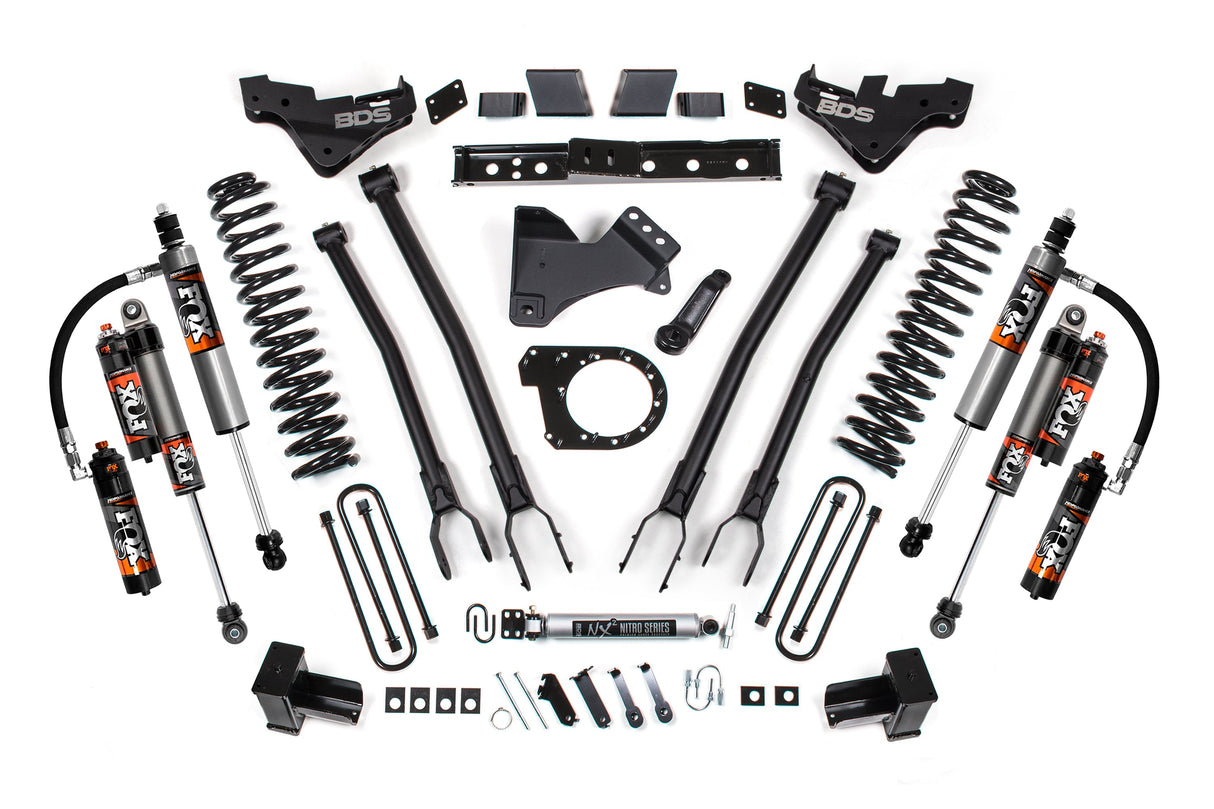 7 Inch Lift Kit w/ 4-Link | Ford F350 Super Duty DRW (23-26) 4WD | Diesel BDS Suspension