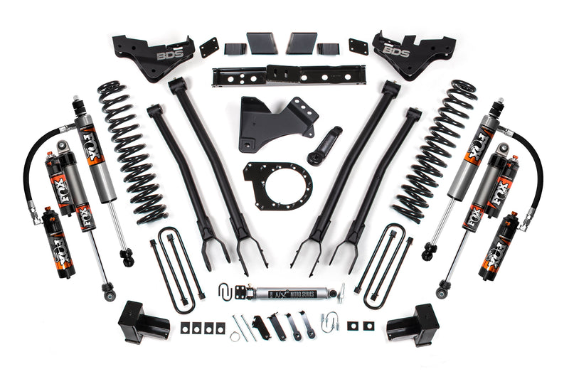 7 Inch Lift Kit w/ 4-Link | Ford F350 Super Duty DRW (23-26) 4WD | Diesel BDS Suspension