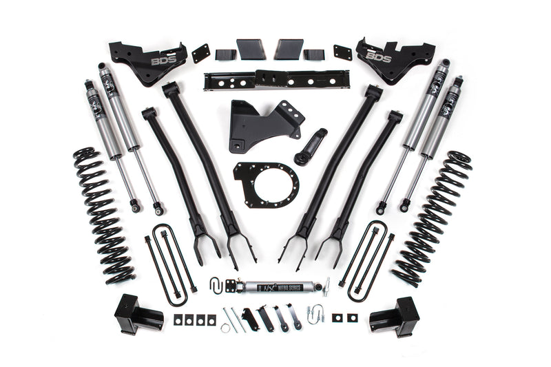 7 Inch Lift Kit w/ 4-Link | Ford F350 Super Duty DRW (23-26) 4WD | Diesel BDS Suspension