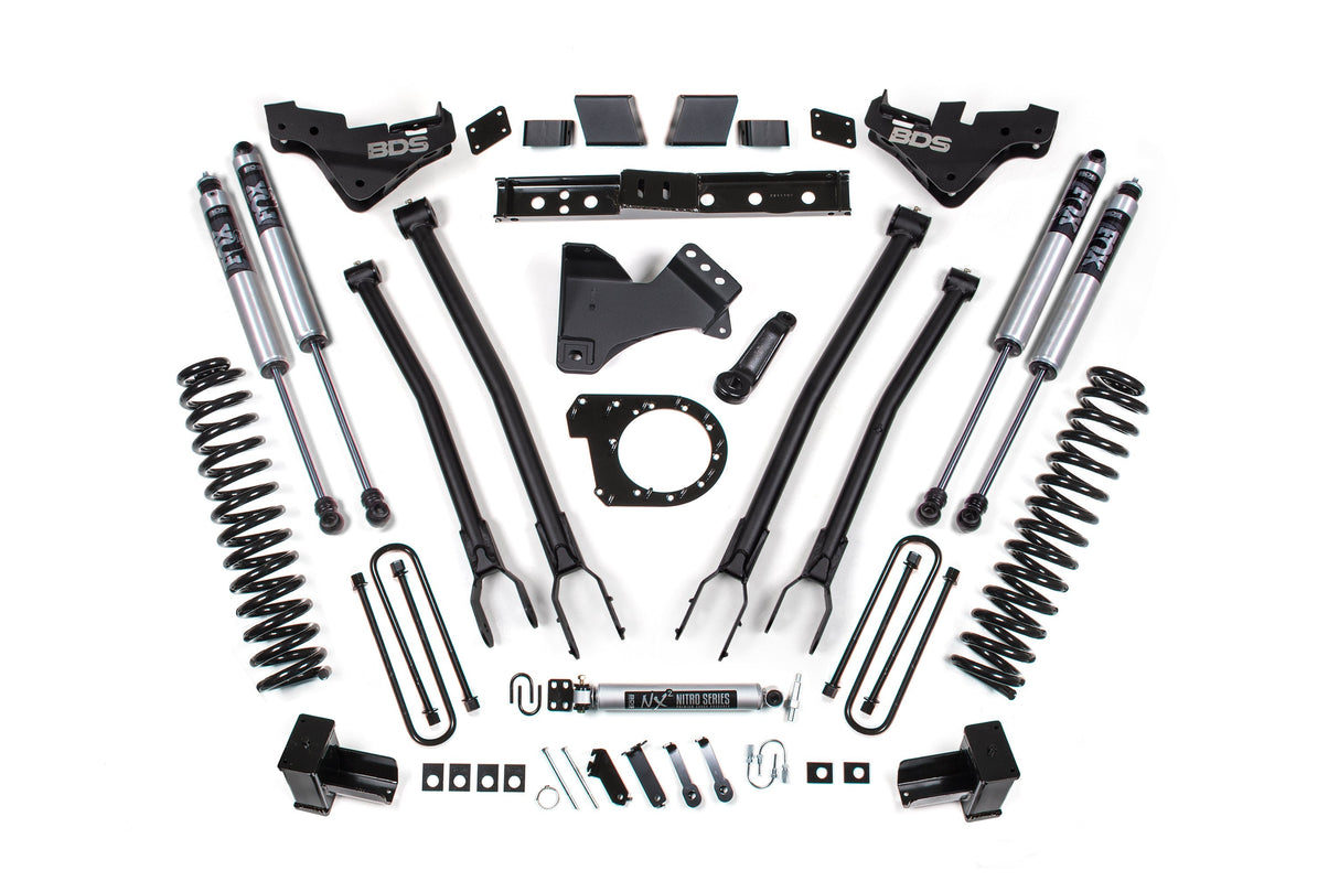 7 Inch Lift Kit w/ 4-Link | Ford F250/F350 Super Duty (23-26) 4WD | Diesel BDS Suspension