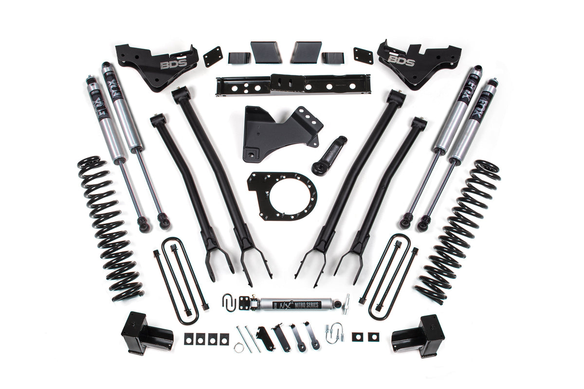 7 Inch Lift Kit w/ 4-Link | Ford F350 Super Duty DRW (23-26) 4WD | Diesel